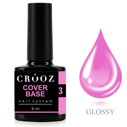 Камуфляжна база Crooz Nude base 8 мл №3 Камуфляжна база Crooz Nude base 8 мл №3