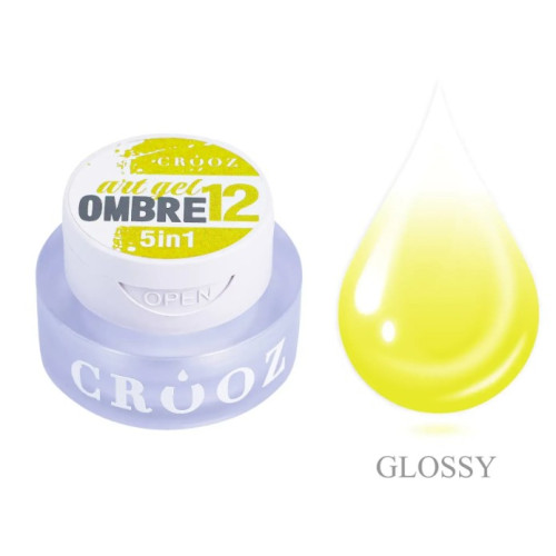 Гель фарба Crooz 5в1 Art gel ombre 3мл, № 12 Гель фарба Crooz 5в1 Art gel ombre 3мл, № 12