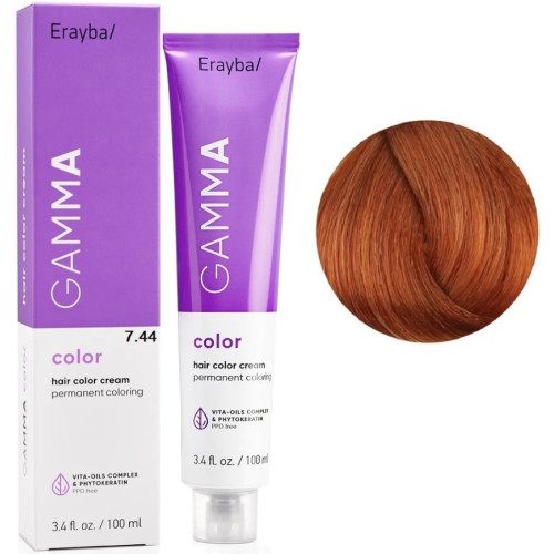 Фарба для волосся Erayba Gamma 7/44 Фарба для волосся Erayba Gamma 7/44