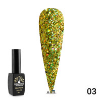 Гель лак Global Fashion Diamond ball №3