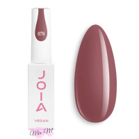 Гель-лак для ногтей JOIA vegan №078 бордово-коричневый, 6 мл