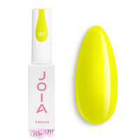 Гель-лак для ногтей JOIA vegan №087 неоновый желтый, 6 мл