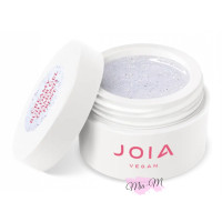 Моделюючий гель JOIA Vegan Creamy Builder Gel Diamond Frost молочний зі срібними блискітками, 15 мл