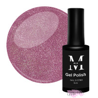 Гель-лак Mia-M Gel Polish Disco №3 сиреневый светоотражающий с блестками, 9 мл