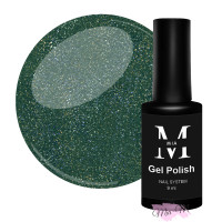 Гель-лак Mia-M Gel Polish Disco №5 смарагдовий світловідбивний з блискітками, 9 мл