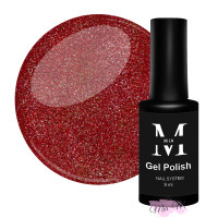 Гель-лак Mia-M Gel Polish Disco №7 вишневый светоотражающий с блестками, 9 мл