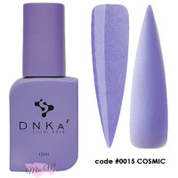 Камуфляжна база DNKa' Cover Base №0015 Cosmic волошковий зі срібним шимером, 12 мл