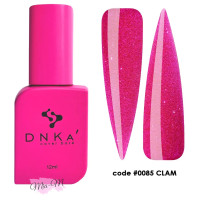 Камуфляжна база DNKa' Cover Base №0085 Glam рожевий з шимером, 12 мл
