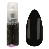 Суха спрей-пудра для омбре Global Fashion Quick Glitter Ombre Spray №02 чорна, 7.5 г