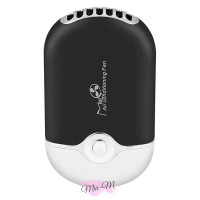Портативный ручной мини-вентилятор для сушки ресниц Mini Air conditioning Fan 400 мАч черный