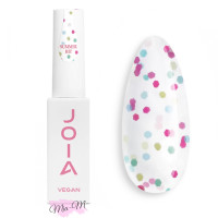 Топ для гель-лаку декоративний JOIA vegan Summer Hit Top No Wipe глянсовий, 8 мл
