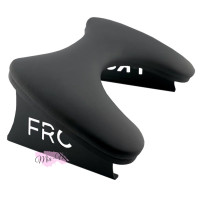 Подставка под руки для маникюра фигурная 43х14х24 см FRC Beauty Черная на черных металлических ножках