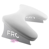 Подставка под руки для маникюра фигурная 43х14х24 см FRC Beauty Белая на белых металлических ножках