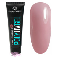 Полігель Global Fashion Poly UV Gel №17 мідно-рожевий, 30 мл