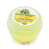Кремовий ремувер для зняття нарощених вій Global Fashion Cream Remover Banana flavor, 10 г