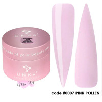Гель для наращивания DNKa' Builder Gel №0007 Pink Pollen нежно-розовый с шиммером, 30 мл