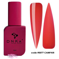 Камуфляжная база DNKa' Cover Base №0077 Campari неоновый красно-розовый, 12 мл