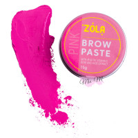 Контурна паста для брів Zola Brow Paste Pink рожева, 15 г