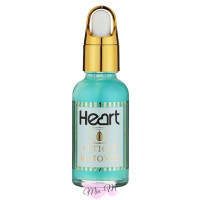 Ремувер для видалення кутикули Heart Cuticle Remover Blue гелевий блакитний, 30 мл