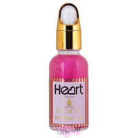 Ремувер для видалення кутикули Heart Cuticle Remover Pink гелевий рожевий, 30 мл