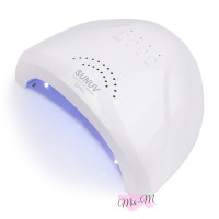 Лампа для полімеризації гелю SUNUV LED/UV Lamp 48 Вт оригінал з діодами із кварцового піску біла (SUN1)