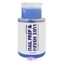 Средство для ногтей FRC Nail Prep & Finish 3 в 1 с помпой, 140 мл