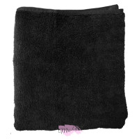 Рушник перукарський Parisa Home Creating Comfort 90х50 см однотонний чорний жакардовий 500 г/кв.м.