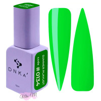 Гель-лак для ногтей DNKa' Gel Polish Color Summer Playlist №0134 яркий светло-зеленый, 12 мл