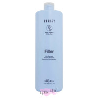 Шампунь-філер для волосся Kaaral Purify Filler Shampoo з кератином та гіалуроновою кислотою, 1000 мл