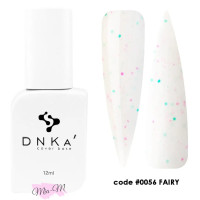 Камуфляжная база DNKa' Cover Base №0056 Fairy молочный с розовыми и зелеными частицами, 12 мл