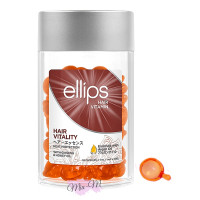 Вітамінні капсули для волосся Ellips Hair Vitamin Hair Vitality Здоров'я волосся з женьшенем та медом, 1 мл