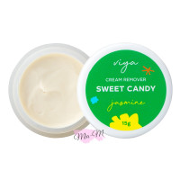 Кремовий ремувер для зняття нарощених вій Viya Sweet Candy Jasmine з ароматом жасмину, 15 г