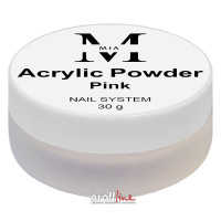 Акрилова пудра для нігтів Mia-M Acrylic Powder Pink рожева, 30 г