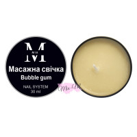 Масажна свічка Mia-M Professional Massage Candle Bubble Gum з ароматом жувальної гумки, 30 мл