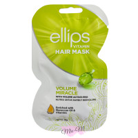 Маска для объема тонких волос Ellips Vitamin Hair Mask Volume Miracle Чудо-объем, 20 г