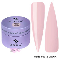 Гель для наращивания DNKa' Builder Gel №0012 Diana розовый шелк, 30 мл