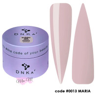 Гель для нарощування DNKa' Builder Gel №0013 Maria рожево-бежевий нюд, 30 мл