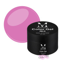 Цветной гель для моделирования ногтей Mia-M Professional Color Gel №4 нежно-розовый, 15 мл