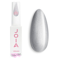 Камуфлююча база для гель-лаку JOIA vegan Magic Cat Base №1 Shades of Gray сірий з сріблястими переливами, 8 мл