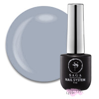 Камуфляжна кольорова база для нігтів Saga Professional Color Base №21 м'яка сіра, 9 мл