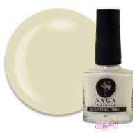 Лак-краска для стемпинга Saga Professional Stamping Paint №23 слоновая кость, 8 мл