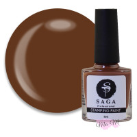 Лак-фарба для стемпінгу Saga Professional Stamping Paint №25 ніжне какао, 8 мл