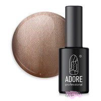 Гель-лак Adore Professional Cats Eye Metal Glass Mm-02 горіхово-коричневий світловідбиваючий, 8 мл