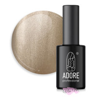 Гель-лак Adore Professional Cats Eye Metal Glass Mm-08 бежевий світловідбиваючий, 8 мл