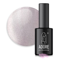 Гель-лак Adore Professional Cats Eye Metal Glass Mm-14 попелясто-ліловий світловідбиваючий, 8 мл
