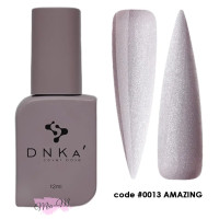 Камуфляжна база DNKa' Cover Base №0013 Amazing бузково-сірий зі срібним шимером світловідбивний, 12 мл
