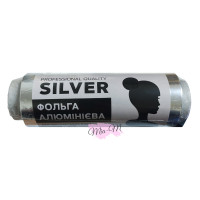 Фольга алюмінієва гладка для перукарських робіт Foil Company 12 мкм х 12 см х 50 м