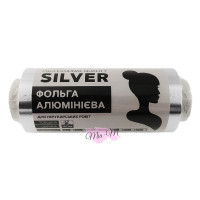Фольга алюмінієва гладка для перукарських робіт Foil Company 12 мкм х 12 см х 100 м