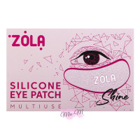Патчи силиконовые многоразовые для глаз Zola розовые, 1 пара