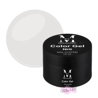 Кольоровий гель для моделювання нігтів Mia-M Professional Color Gel №6 молочний, 15 мл